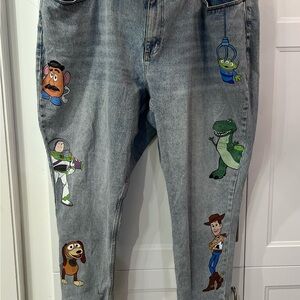 PIXAR Toy Story Mom Jeans size 26